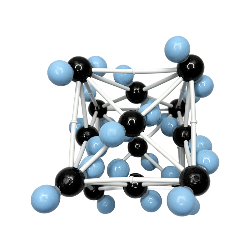 Chemistry molecular model student study carbon dioxide crystal structure model